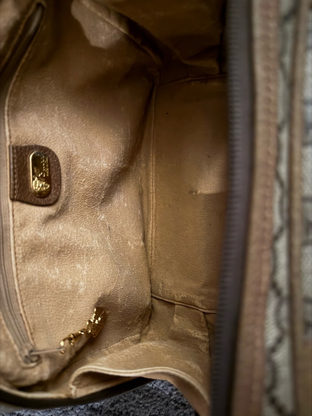 Gucci Vintage Brown GG Joy Boston Bag Canvas - Picture 11 of 14